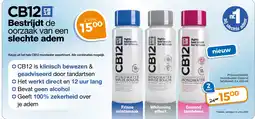 Trekpleister Keuze uit het hele CB12 mondwater assortiment aanbieding