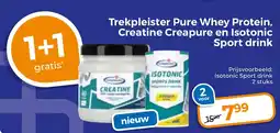 Trekpleister Trekpleister Pure Whey Protein, Creatine Creapure en Isotonic aanbieding