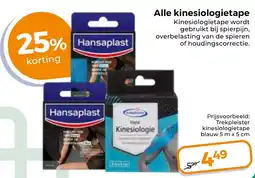 Trekpleister Alle kinesiologietape aanbieding