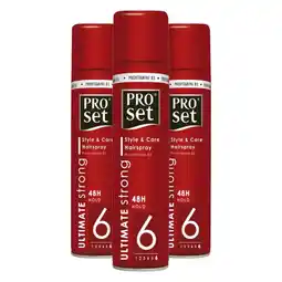 Plein.nl 3x Proset Haarspray Ultimate Sterk aanbieding