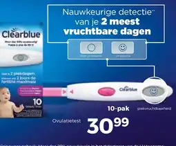 Trekpleister Clearblue Nauwkeurige detectie van je 2 meest vruchtbare dagen aanbieding