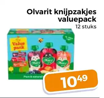 Trekpleister Olvarit knijpzakjes valuepack aanbieding
