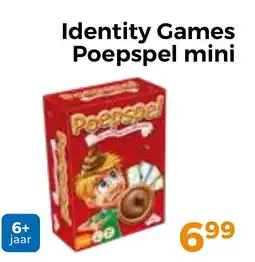 Trekpleister Identity Games Poepspel mini aanbieding