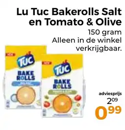 Trekpleister Lu Tuc Bakerolls Salt en Tomato & Olive aanbieding