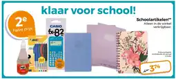 Trekpleister Schoolartikelen aanbieding