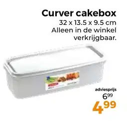 Trekpleister Curver cakebox aanbieding