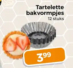 Trekpleister Tartelette bakvormpjes aanbieding