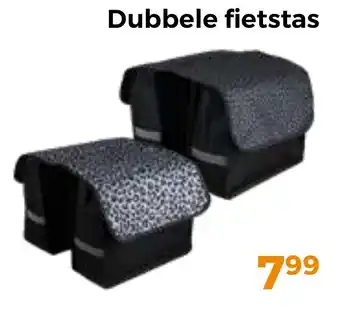 Trekpleister Dubbele fietstas aanbieding