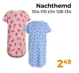 Trekpleister Nachthemd aanbieding