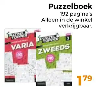 Trekpleister Puzzelboek aanbieding