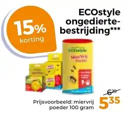 Trekpleister ECOstyle ongedierte bestrijding aanbieding
