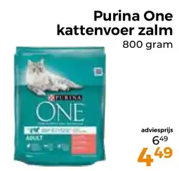 Trekpleister Purina One kattenvoer zalm aanbieding