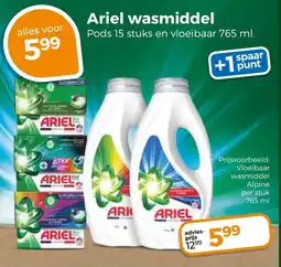 Trekpleister Ariel wasmiddel aanbieding