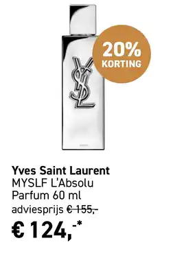 Mooi parfumerie Yves Saint Laurent MYSLF L'Absolu Parfum aanbieding