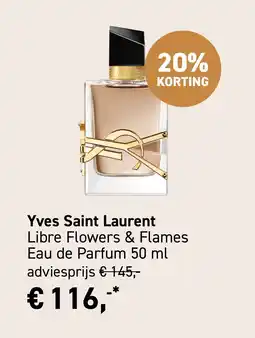 Mooi parfumerie Yves Saint Laurent Libre Flowers & Flames aanbieding
