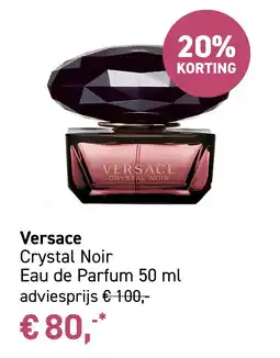 Mooi parfumerie Versace Crystal Noir aanbieding