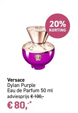 Mooi parfumerie Versace Dylan Purple aanbieding