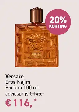 Mooi parfumerie Versace Eros Najim Parfum aanbieding