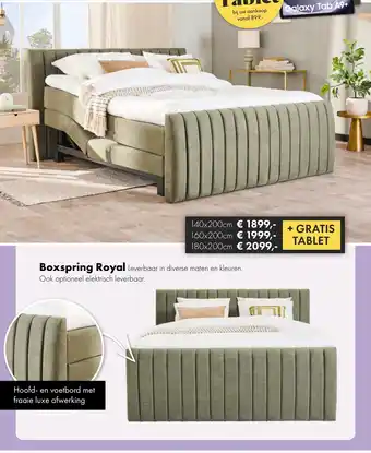 Woonsquare Boxspring Royal aanbieding