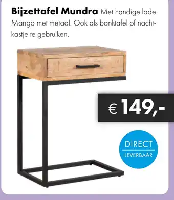 Woonsquare Bijzettafel Mundra aanbieding