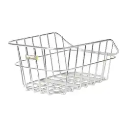ANWB Basil Fietsmand Cento Met Dragerbevestiging Zilver aanbieding