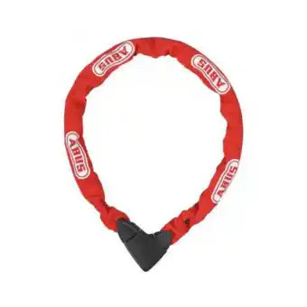 ANWB Abus kettingslot 8900/110 red ART2 Rood aanbieding