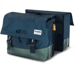 ANWB Urban Proof Dubbele Fietstas 40 Liter Blauw-Groen XXL aanbieding