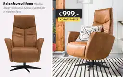 Woonsquare Relaxfauteuil Reno aanbieding