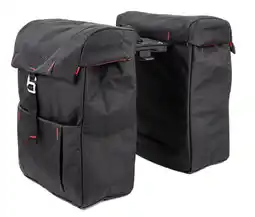 ANWB New Looxs Dubbele Fietstas Vigo Atran 37 L Zwart aanbieding