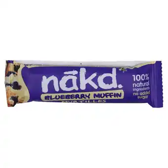 Holland & Barrett Nakd Blueberry Muffin - 35g aanbieding