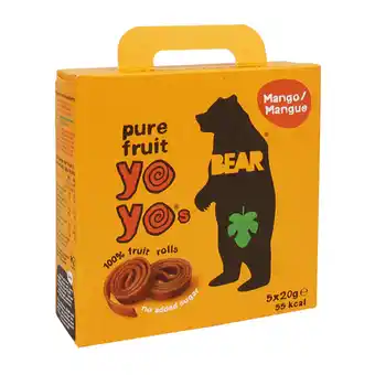 Holland & Barrett Bear Yoyo Mango Fruitrolletjes (100gr) aanbieding