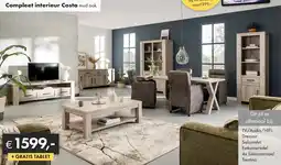 Woonsquare Compleet interieur Costa mud oak aanbieding