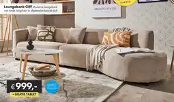Woonsquare Loungebank Cliff aanbieding