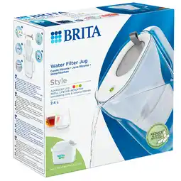 Holland & Barrett BRITA Waterfilterkan Style Cool Grey - 2,4l aanbieding