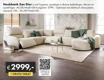 Woonsquare Hoekbank San Dior aanbieding