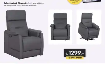 Woonsquare Relaxfauteuil Minardi aanbieding