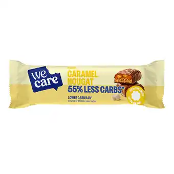 Holland & Barrett WeCare Lower Carb Caramel Nougat Reep - 35g aanbieding