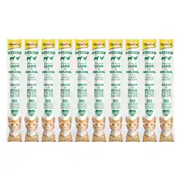 Zooplus 30 Stuks GimCat Sticks Lam en Gevogelte Kattensnacks aanbieding