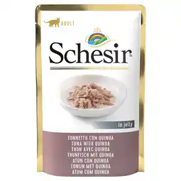 Zooplus 6x85g Tonijn met Quinoa in Gelei Schesir Kattenvoer Maaltijdzakjes aanbieding