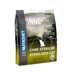 Zooplus 1,5kg Nutrivet Inne Sterilised Cat Katten Droogvoer aanbieding