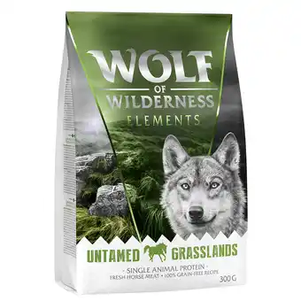 Zooplus Wolf of Wilderness Sensitive Untamed Grasslands Paard - Graanvrij - 300 g aanbieding