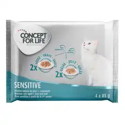 Zooplus Concept for Life Probeerpakket 4 x 85 g - Sensitive aanbieding