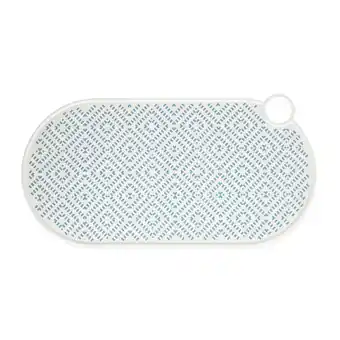 Zooplus TIAKI Siliconen Voerbakplacemat met Groene Ruit - L 50 X B 25 cm aanbieding