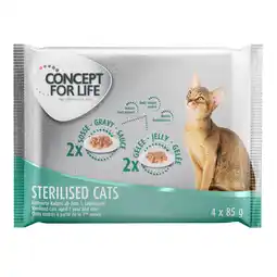 Zooplus Concept for Life Probeerpakket 4 x 85 g - Sterilised aanbieding