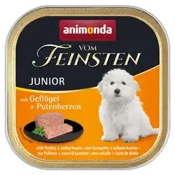 Zooplus 12x150g Junior: Gevogelte & Kalkoenhart animonda Vom Feinsten Hondenvoer aanbieding
