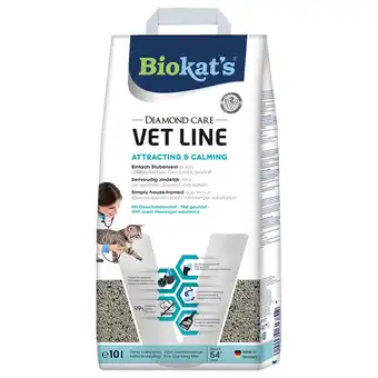 Zooplus 2x10L Vet Line Attracting & Calming Biokat's Diamond Care Kattenbakvulling aanbieding