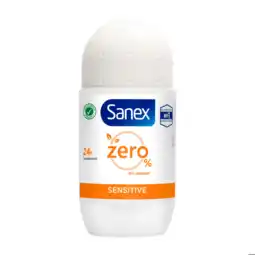 De Online Drogist Sanex Deoroller Zero% Sensitive aanbieding