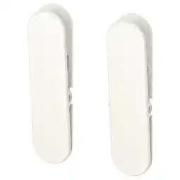 IKEA SkÅdis witte organizers, metalen clips, rechthoekig, strak design aanbieding