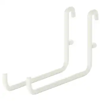 IKEA Witte skÅdis haken, l-vormig, staal met poedercoating aanbieding