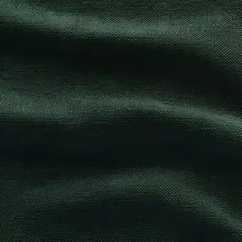 IKEA Donkergroene chenille stof close-up, zacht, duurzaam, licht reflecterend, machinewasbaar aanbieding